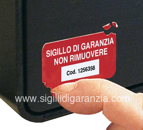 sigilli di garanzia ultradistruttibili