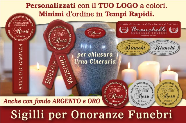 Sigillo chiusura urna cineraria